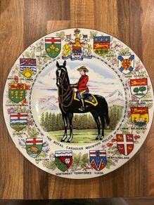 Mounted Police Collectors Plate