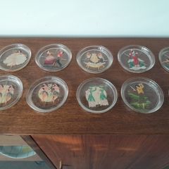 Art Deco Pin Up Drink Coasters