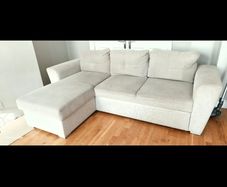 Small corner sofa /bed with great storage