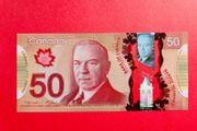Canada  50 Dollars  2012. Pick 109a. Polymer Plastic. ( Uncirculated )