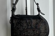 Fendi embroidered oyster bag