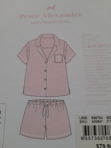 Peter Alexander girls shortie PJ set s/s14