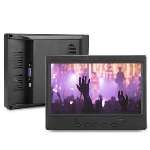 7" Inch LCD Monitor 1024x600 Portable Multi-function Display HDMI/VGA/AV Input 16:9 for Raspberry Pi,car display,CCTV, PC, Laptop