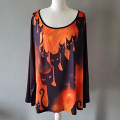Halloween cats top, Size 3XL / 22, Brand new