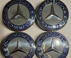 Mercedes 75mm Wheel Centre Caps