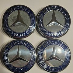 Mercedes 75mm Wheel Centre Caps