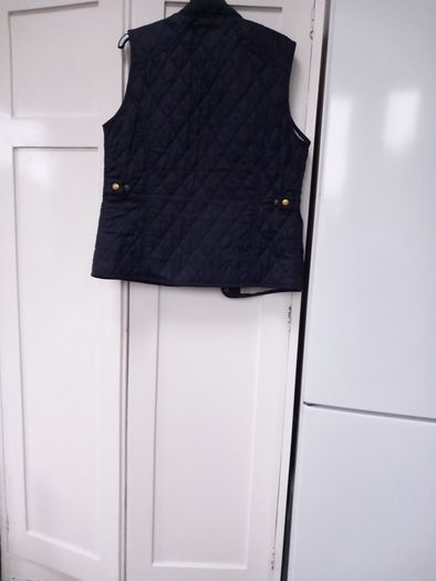 Barbour Navy Gilet Size 14