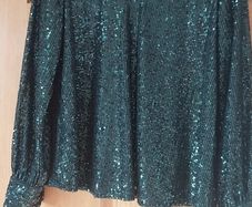 Gallery Green sequins top