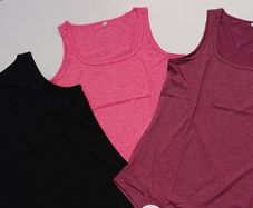 3 Womens new vest style tshirts