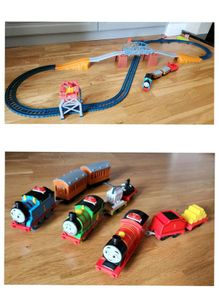 Thomas & Friends Toy Train - 3-in-1 Motorised Track Set plus 3 Talking Motorized Engines