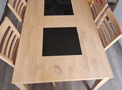 Dinning table and chairs