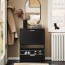 Shoes Rack Shoes Cabinet Black Image 5