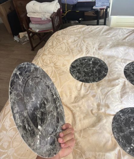 plates marble