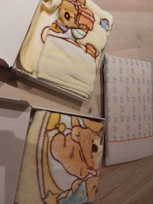 Cot Blankets and Pillow