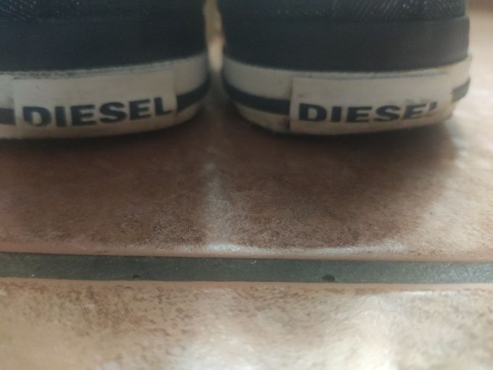 Diesel Denim High-Top Sneakers