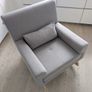Gaia Baby Serena Nursing Chair | Grey / Dove Colour Image 4
