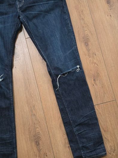 All Saints Cigarette Men's Skinny Distressed Jeans Size 32