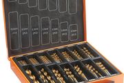 HSS Metal Drill Bit Set with Cary Case Organiser - 99 Pcs 1.5-10 mm High Speed Steel Bits Titanium Coated Steel - For Drilling Wood, Masonry and Metal, Accessories Drills and Screwdrivers (FREE POSTAGE)