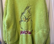 Grinch Hooded blanket Oodie