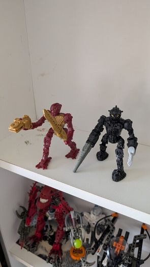 Bionicle Jaller and nuparu McDonald's toys