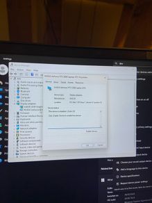 Gaming laptop with a broken graphic card