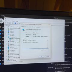 Gaming laptop with a broken graphic card