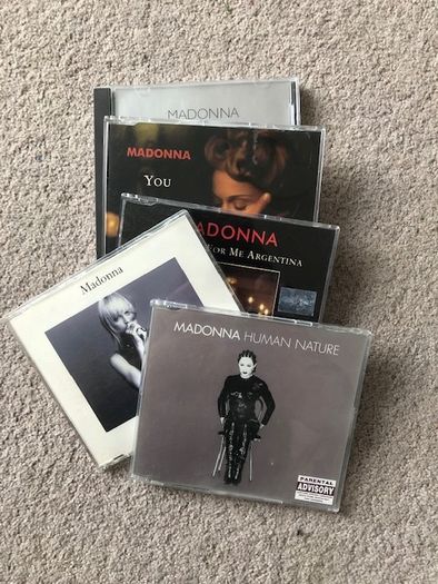 Madonna CD Singles including Limited Edition Postcards