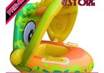 Baby Unicorn Pool Float with Sun Canopy -Baby Swim Ring,Inflatable Swimming Ring Infant Baby Floatie Spring Float Pool Fit Safety Seat (FREE SHIPPING)