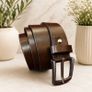 Unisex Premium Genuine Leather Belt Classic Stylish Waist Belt Durable Formal & Casual Designer Belt Image 10