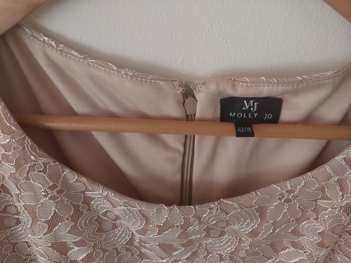 Tan Lace Dress Size 16