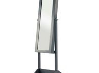 main image for ad Mirror Jewellery Stand Grey MDF Wood
