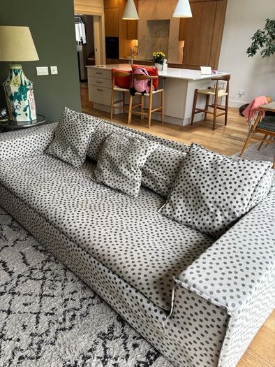 Polka dot couch for sale