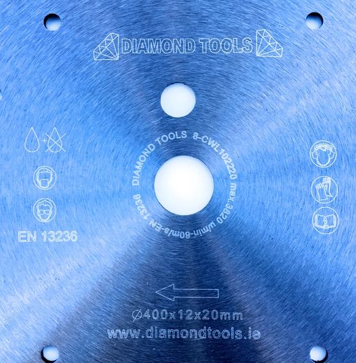 TOP QUALITY 12mm GRANITE diamond blade for con saw 400mm