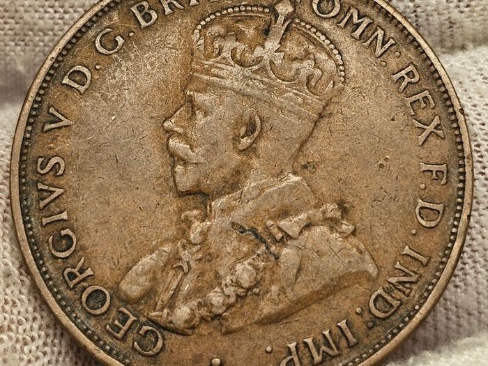 Australia 1936 One Penny 1d Coin