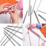 Knitting Needle Set, Crochet Kits for Beginners Adults, Knitting Kits With Wool and Needles, Includes Short Metal Knitting Pins 25cm, Crochet Hooks, Yarn and Accessories (MULTIPLE SIZES) Image 6