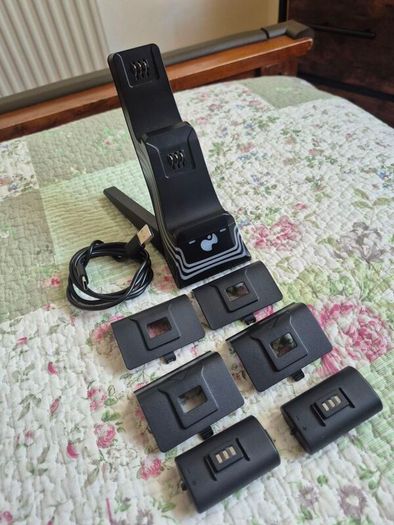 PDP Xbox Afterglow Wave Dual Charger Black