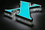 Acrylic Outdoor Signboard with Backlighting and Metal Edging