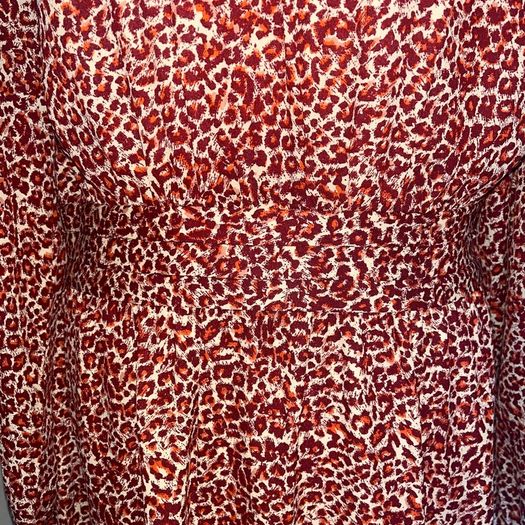 HM Leopard Print Dress, Size UK 10