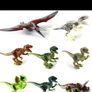 Set of 8 Jurassic World Dinosaurs Image 2