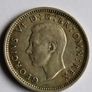 Silver Threepence 1938 3D Image 2