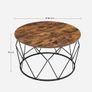 New Round Industrial Design Coffee Table - FREE P&P Image 5
