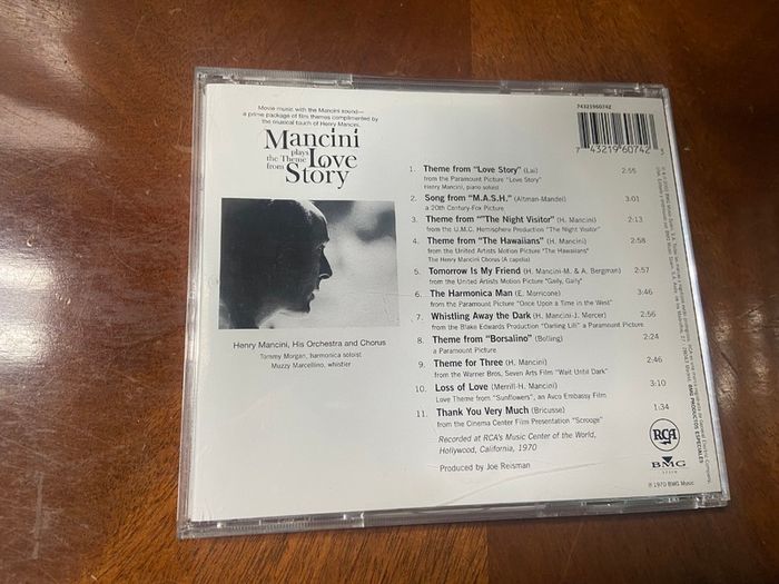 Henry Mancini Plays The Theme From Love Story CD