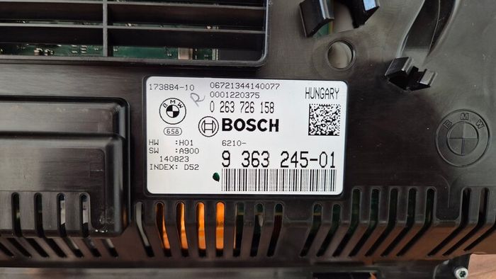 BMW 6WA Diesel Virginized Cluster