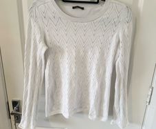 Louis Vuitton Uniform White Sweater L