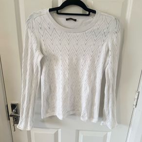 Louis Vuitton Uniform White Sweater L