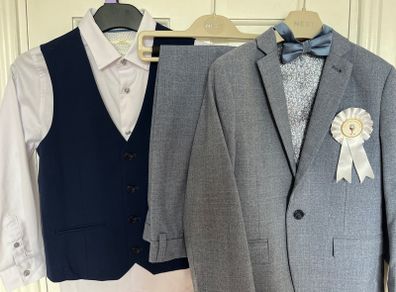 Boys communion suit 5piece slim/ skinny fit
