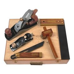Faithfull Carpenters Woodworking Planes & Tools 5 Piece Set