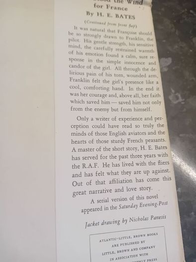 Fair Stood The Wind For France