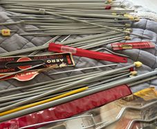 Vintage sewing and knitting stuff