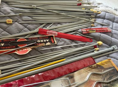 Vintage sewing and knitting stuff